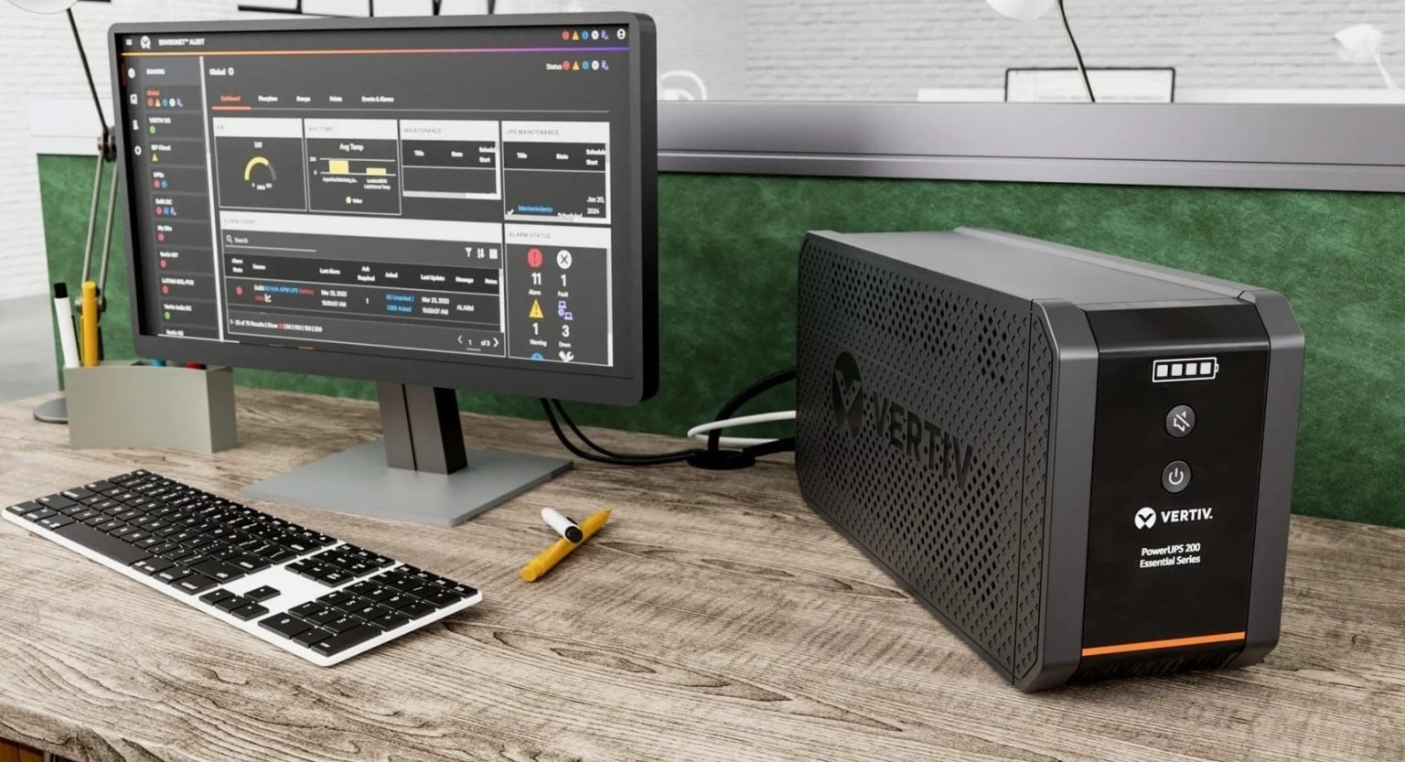 Zdroje UPS Vertiv a vybavení rackových skříní – přehled nabídky Zdroje UPS Vertiv